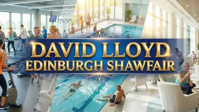 David Lloyd Edinburgh Shawfair membership cost 2026 hero banner showing the club's premium gym atrium and indoor swimming pool