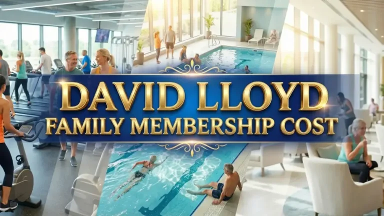 David Lloyd Family Membership Cost with family enjoying swimming pool and fitness club facilities